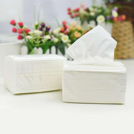 Tissue Paper Napkins & Facial Tissue 100 pcs. Each- Set of 4